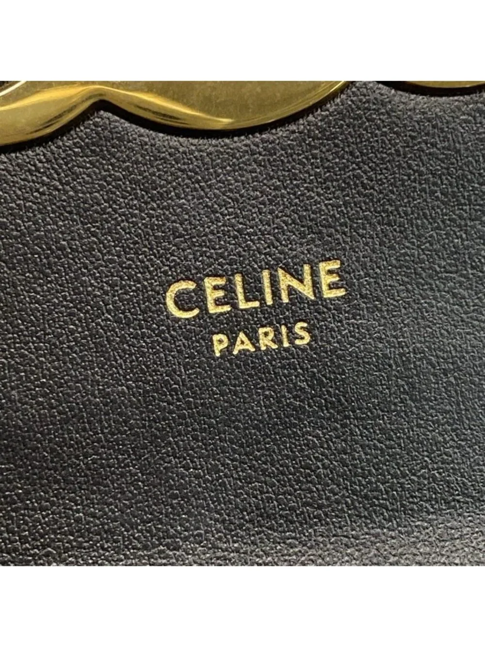 ★SOLD★ Celine Shoulder Bag Mini Claude Black - Picture 8 of 15